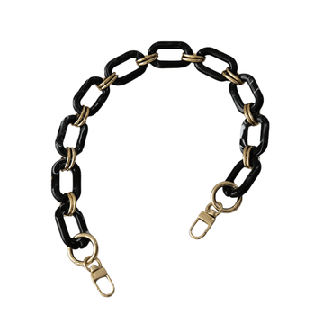 Acrylic Bag Chain Strap Black