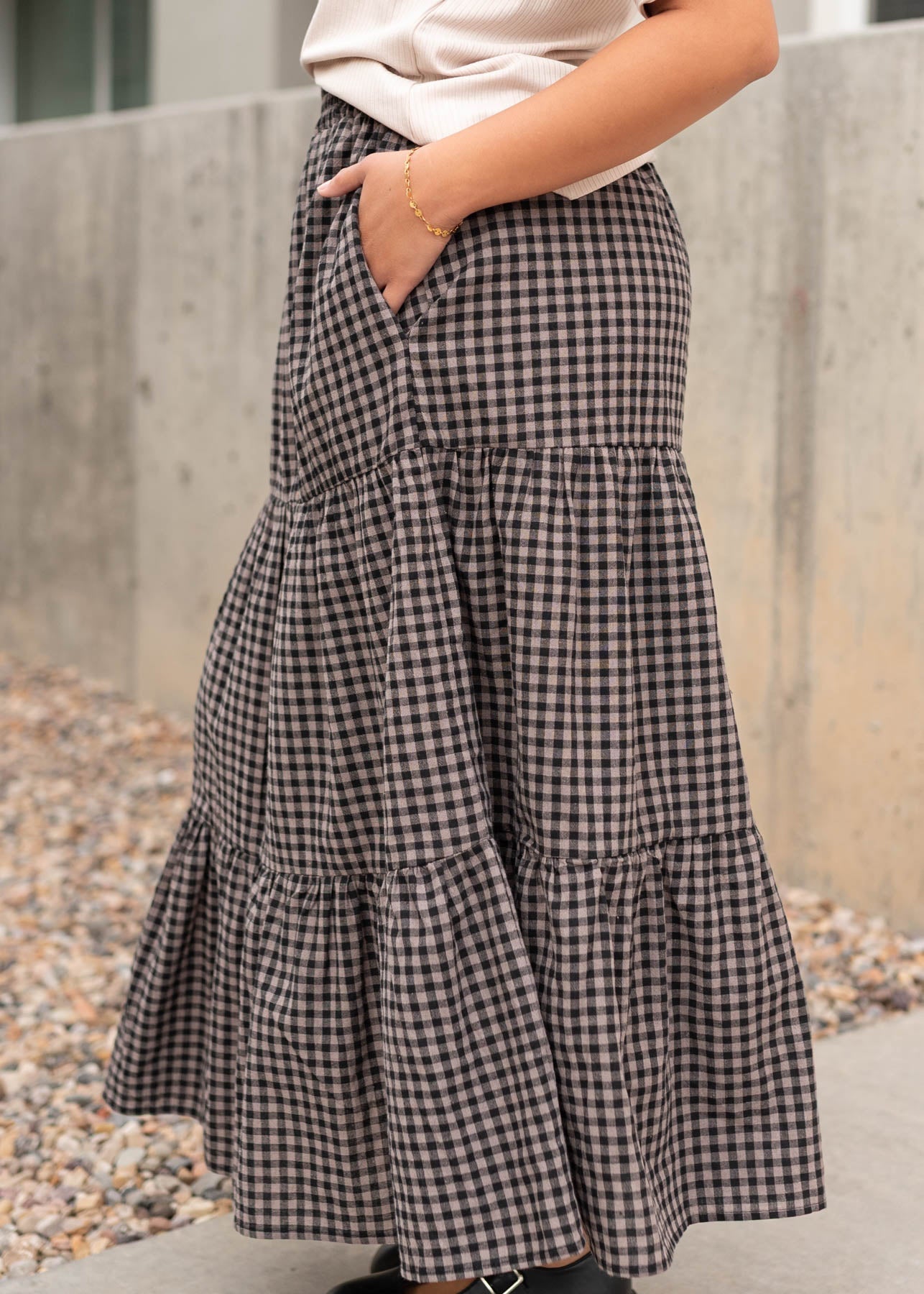 Jenna Black Gingham Skirt