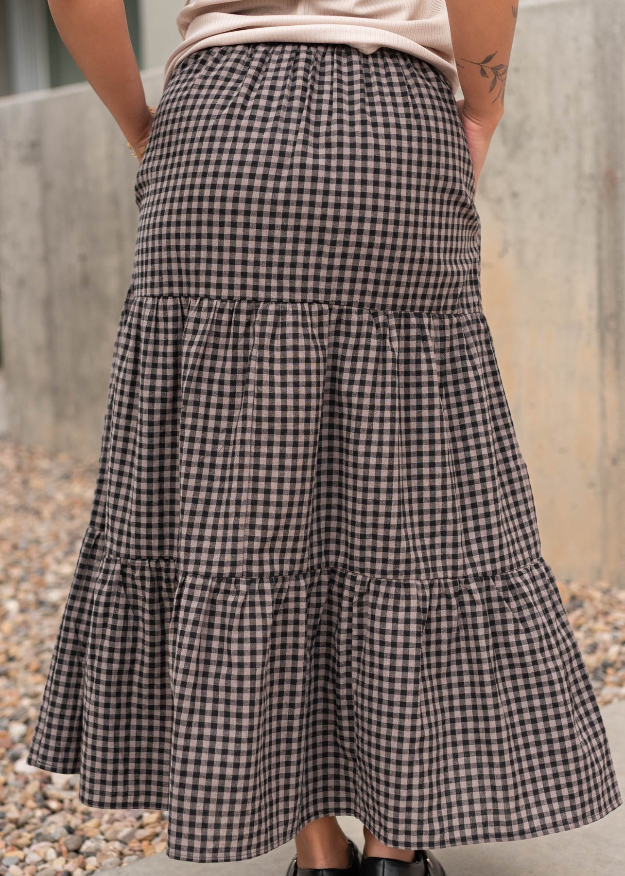 Jenna Black Gingham Skirt