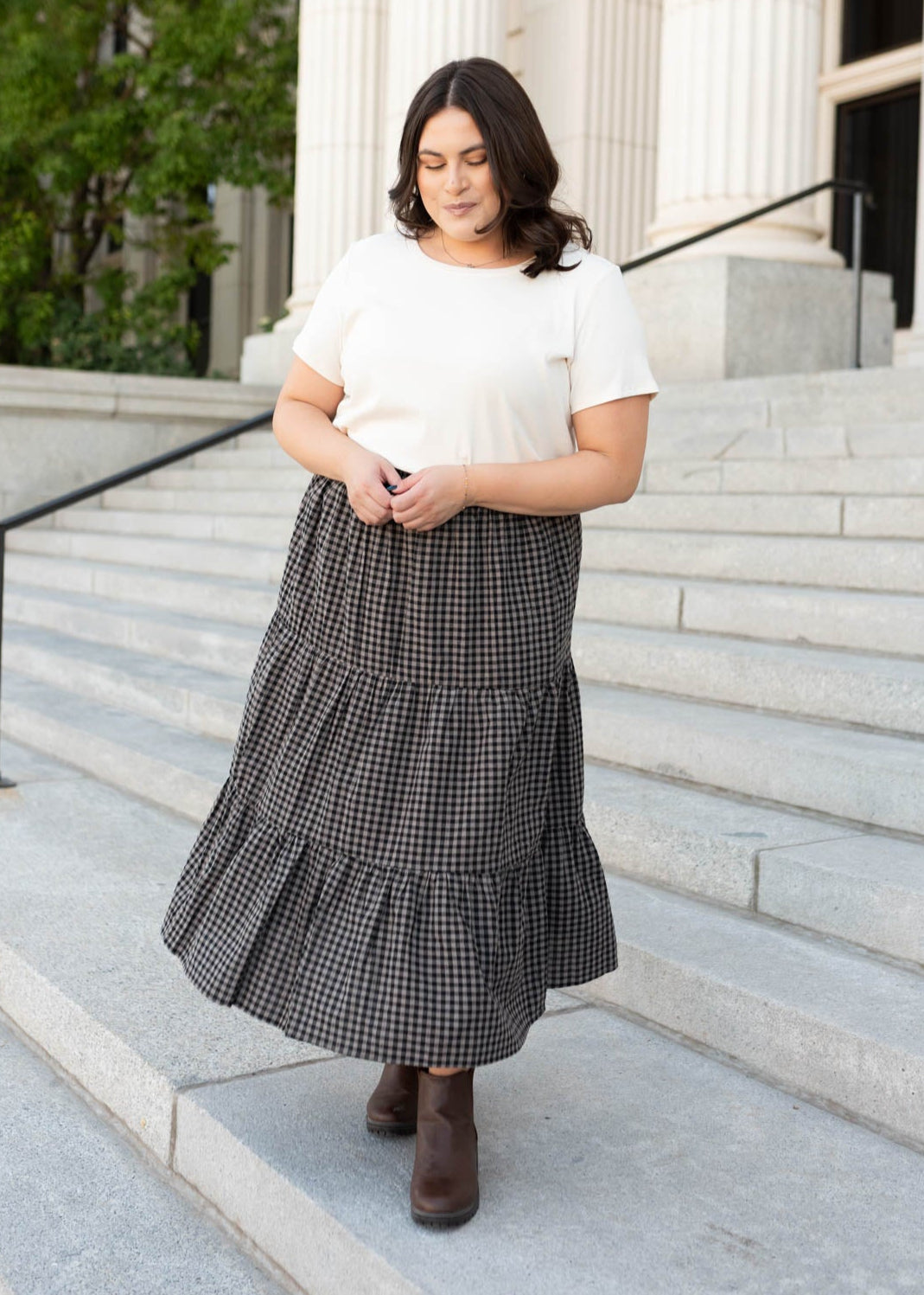 Jenna Black Gingham Skirt