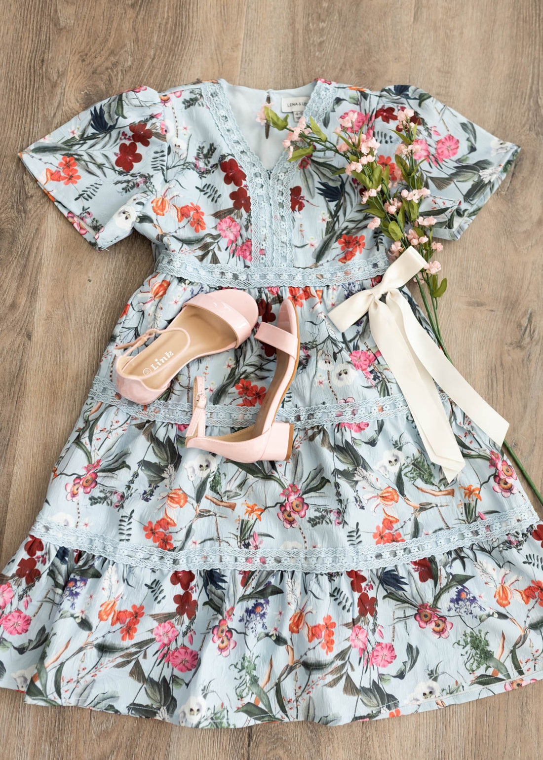 Nataly Pink Little Girls Heel